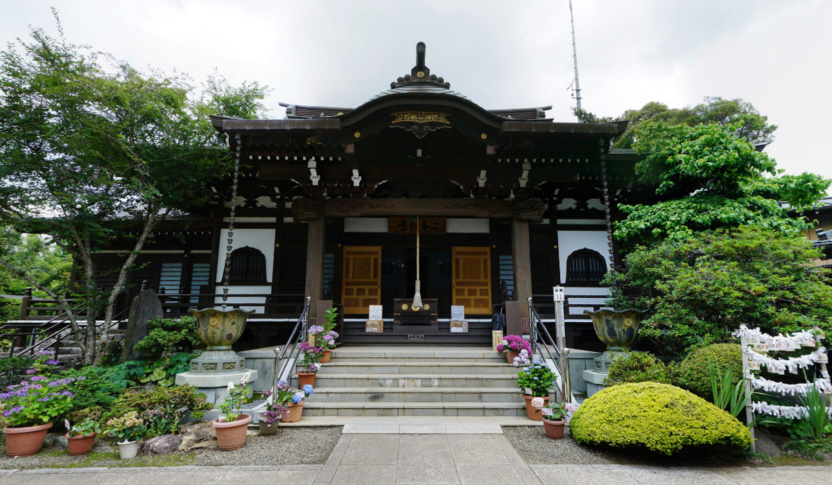 茨城県のあじさい寺の二本松寺