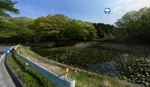 茨城県桜川市おすすめ湖沼スポットの鏡ヶ池