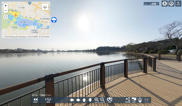 茨城県水戸市観光名所の千波湖