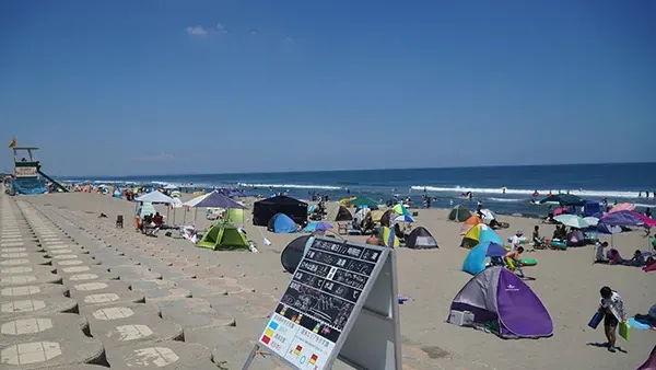 茨城県鉾田市の大竹海岸海水浴場