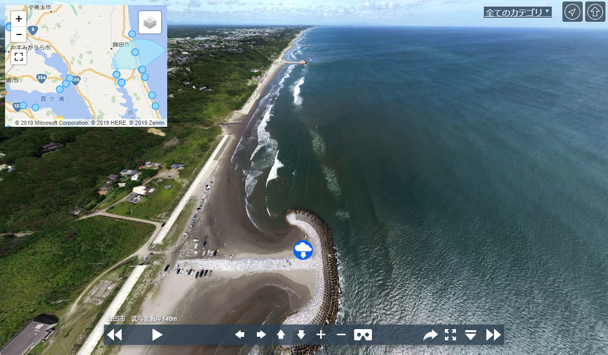 武与釜海岸VRツアーのサムネイル