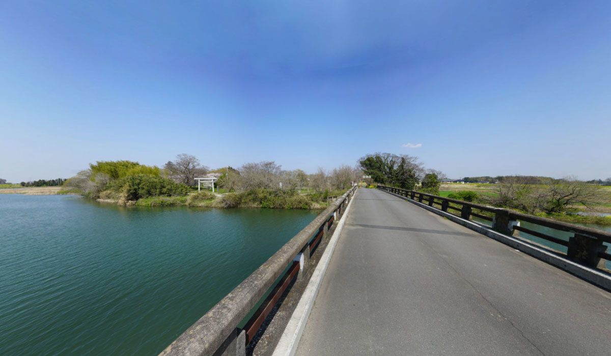 つくば市おすすめ観光スポットの福雷橋