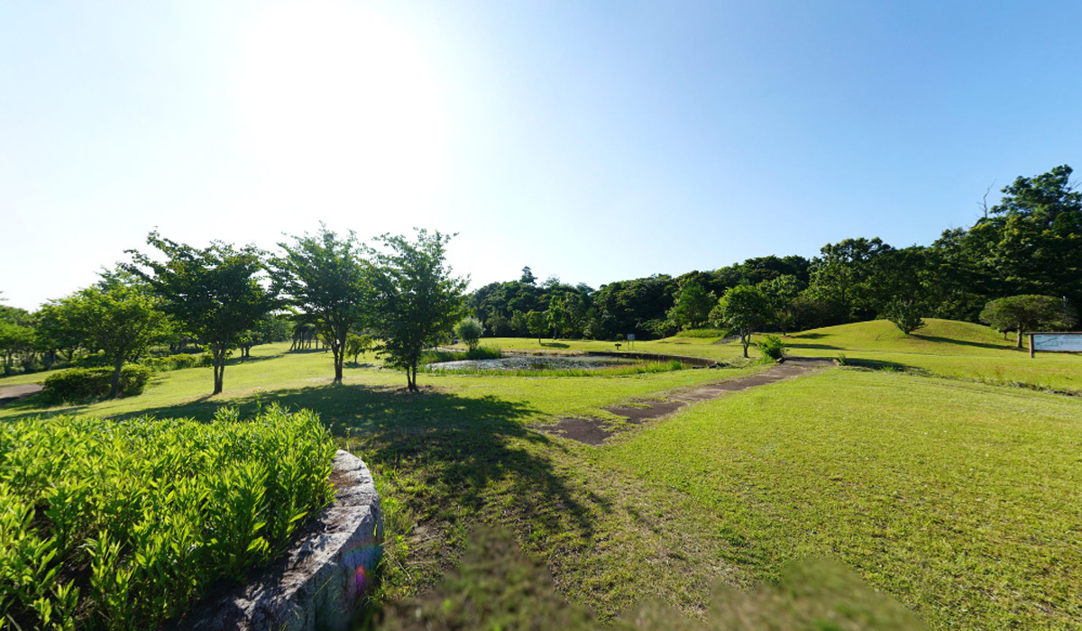 稲敷市の観光スポットの古渡水の里公園VRツアー