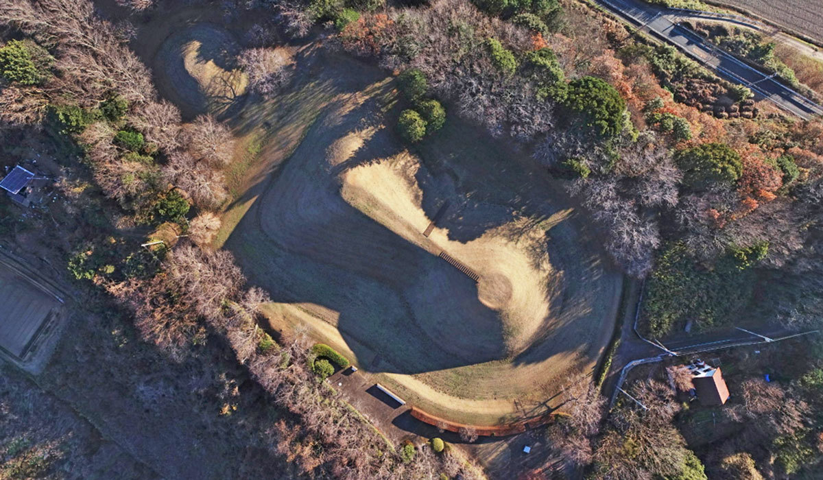 かすみがうら市の富士見塚古墳公園