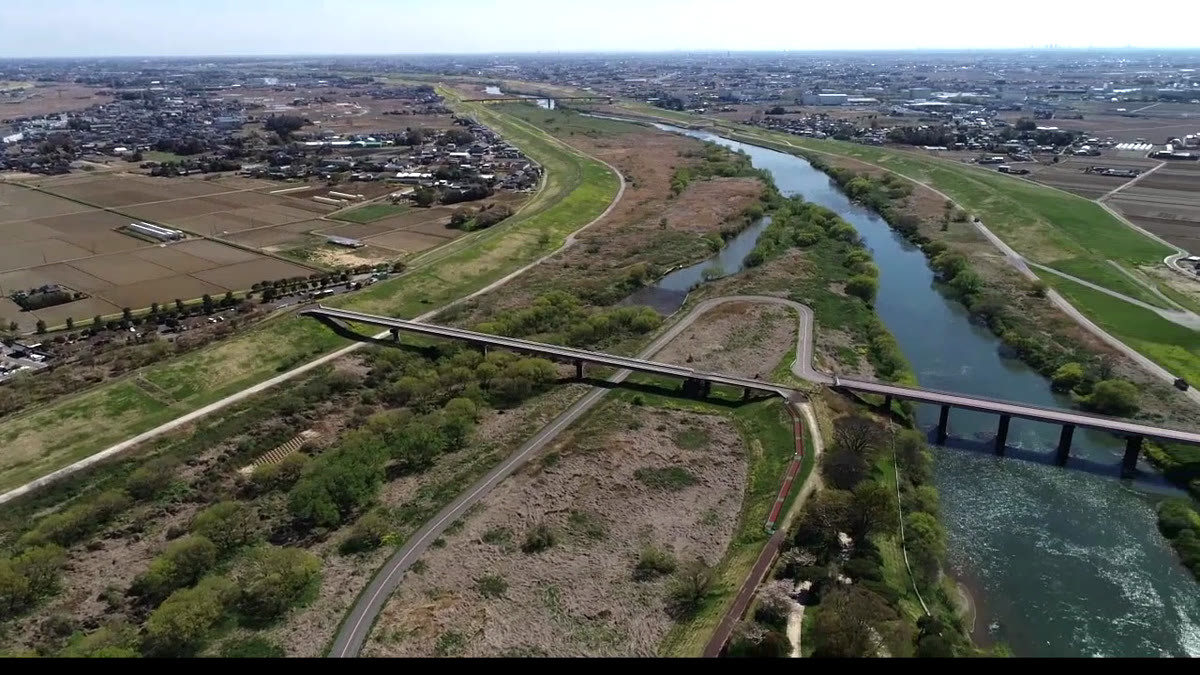 中の島公園周辺空撮動画のサムネイル