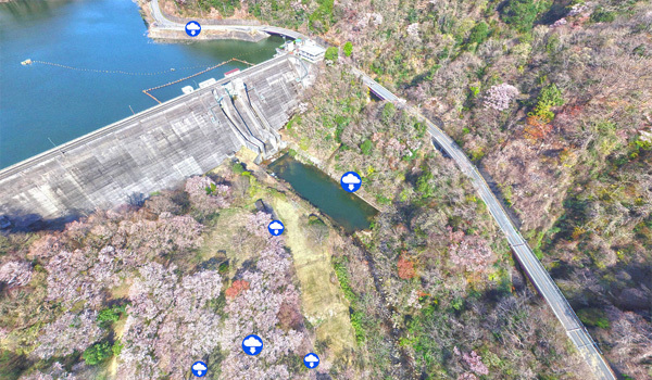 高萩市おすすめキャンプ場・バーベキュースポットの花貫さくら公園VRツアー