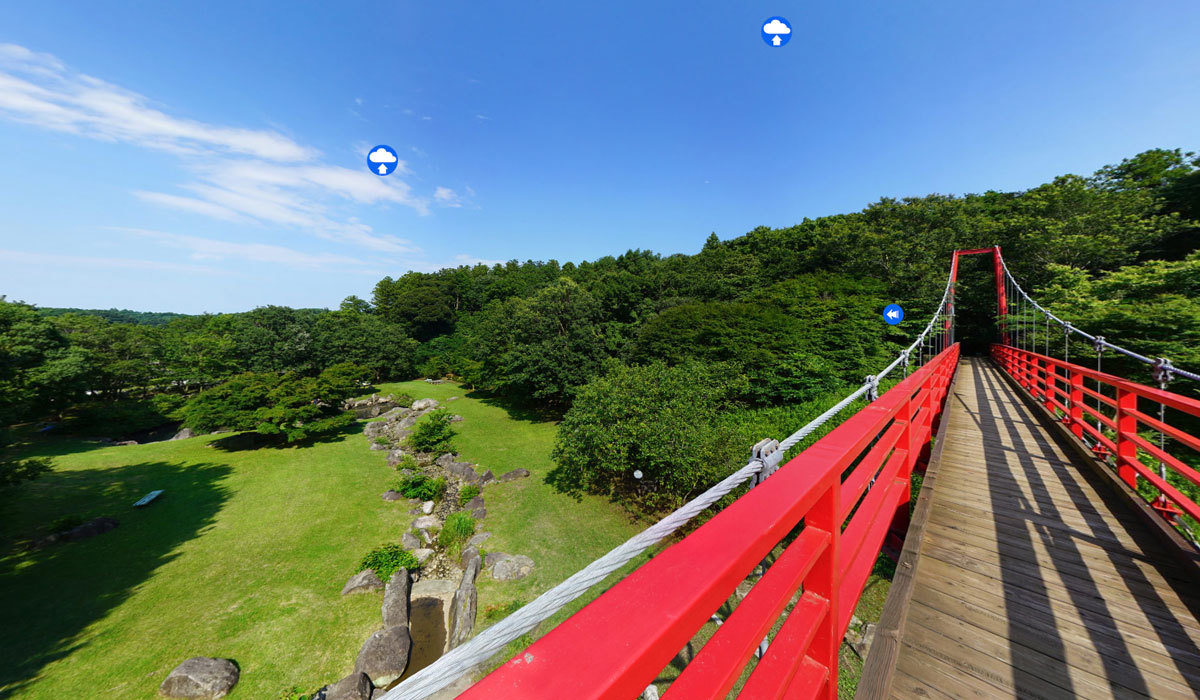 茨城町おすすめ観光スポットの涸沼自然公園のイトトンボ橋の案内VRツアー