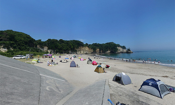 茨城県日立市の川尻海水浴場