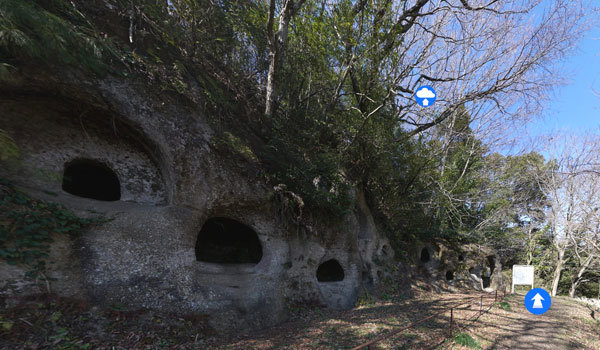 茨城県ひたちなか市の史跡おすすめスポットの十五朗穴横穴墓群