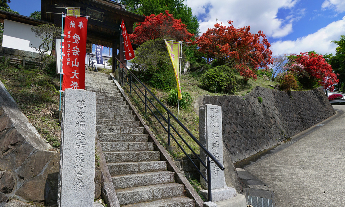 茨城県常陸大宮市おすすめ観光スポットの江畔寺のつつじ