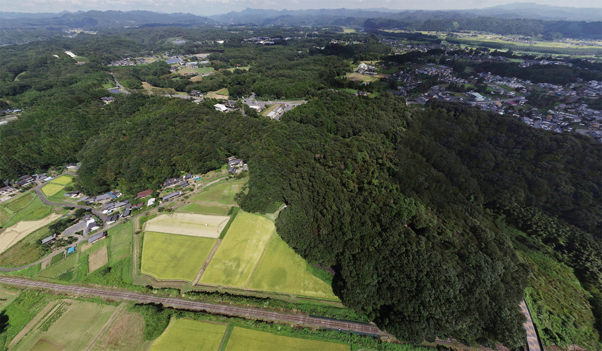 おすすめ史跡スポットの雷神山横穴墓群