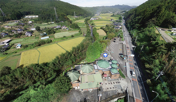 茨城県常陸太田市里見地区の道の駅さとみ