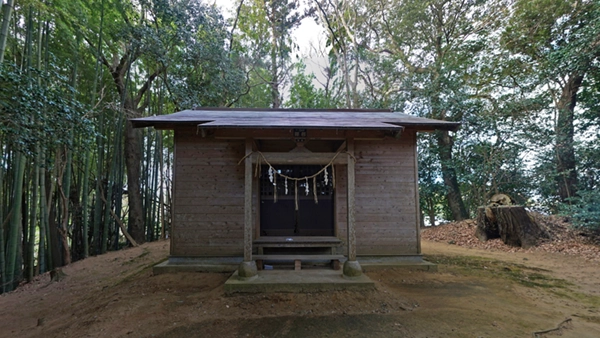 鉾田市の谷越神社の景観写真