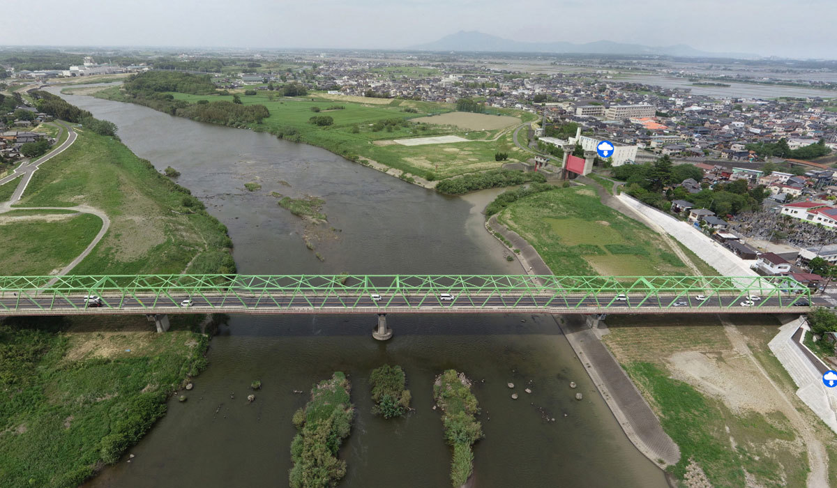 常総市おすすめ地理スポットの豊水橋