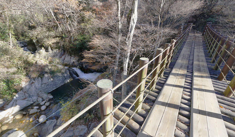 茨城県高萩市の花貫渓谷