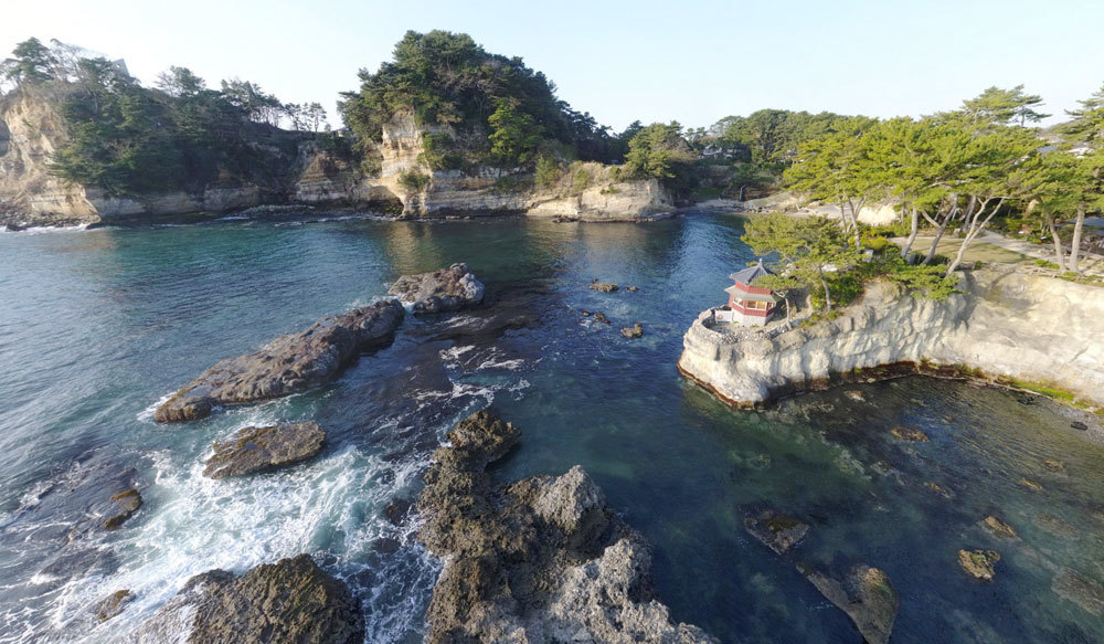 茨城県北茨城市の温泉・景観観光名所の五浦温泉・五浦海岸