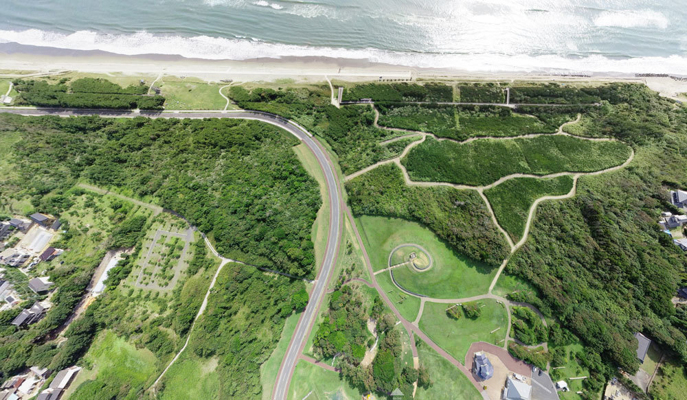 茨城県鉾田市の海・遊び・自然観光名所の鹿嶋灘海浜公園