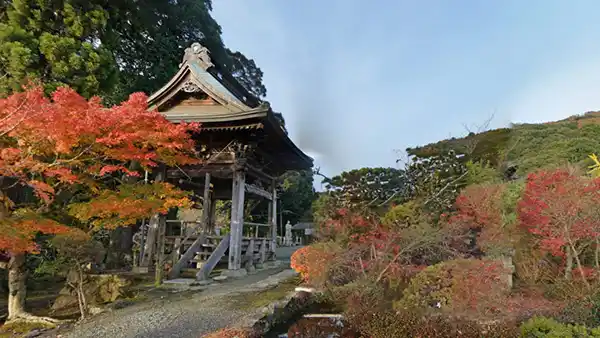 茨城県土浦市東城寺東側の紅葉観光VRツアー