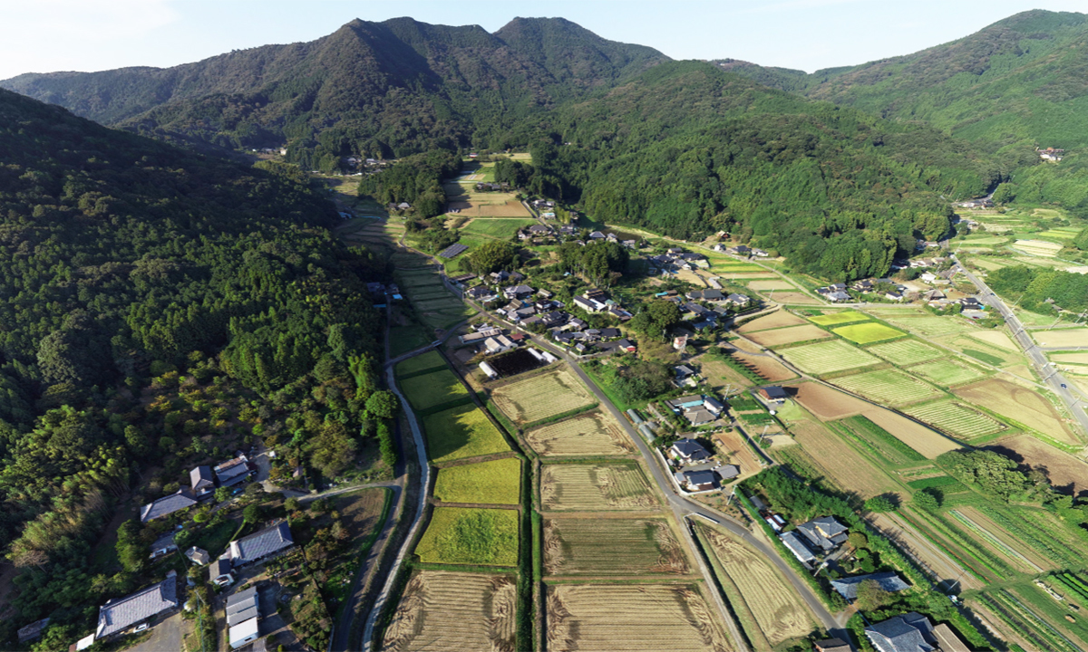 茨城県石岡市太田の彼岸花群生地