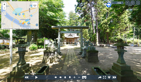 潮来市神社おすすめ観光スポットの稲荷山公園稲荷神社