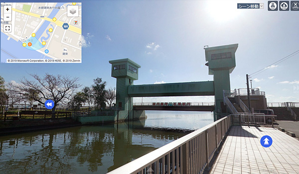 茨城県潮来市おすすめ景観スポットの潮来港水門