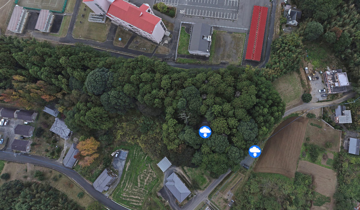 小美玉市おすすめ観光スポットの地蔵塚古墳