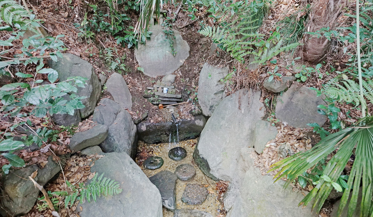 ひたちなか市おすすめ湧水スポットの加波山神社「堀口の湧水