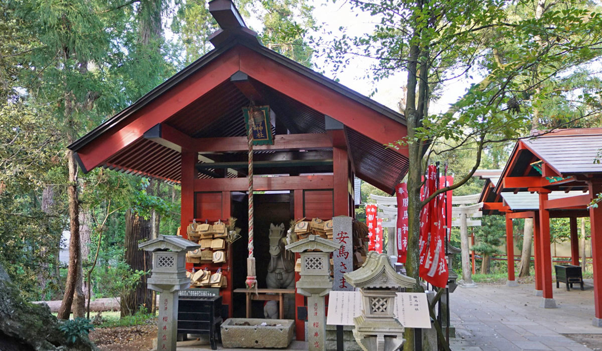 稲敷市おすすめスポットの勝馬神社