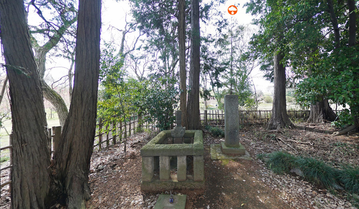古河市おすすめ史跡スポットの古河公方公園の足利義氏墓所