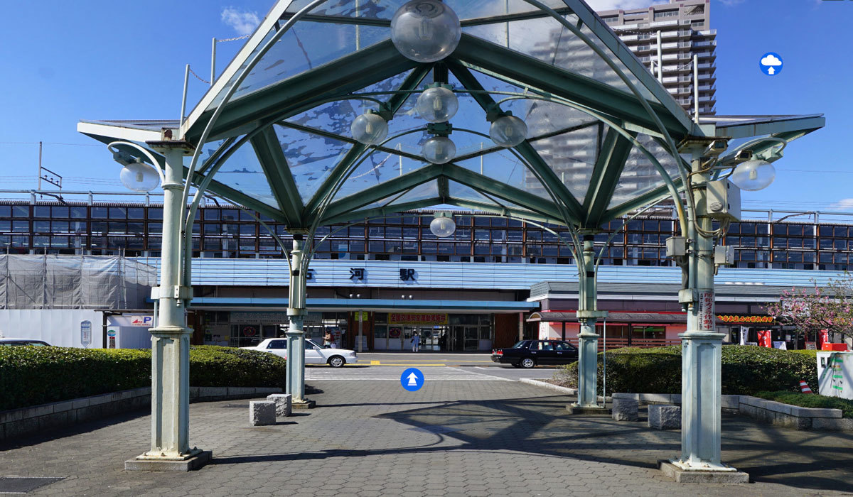 古河市観光交通要所の古河駅の案内VRツアー