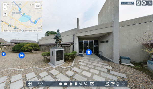 茨城県つくばみらい市VRツアーおすすめ観光スポットの間宮林蔵記念館