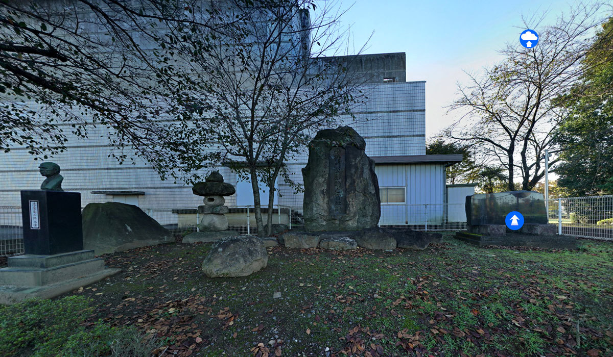 下妻市おすすめスポットの平将門鎌輪之宿跡石碑