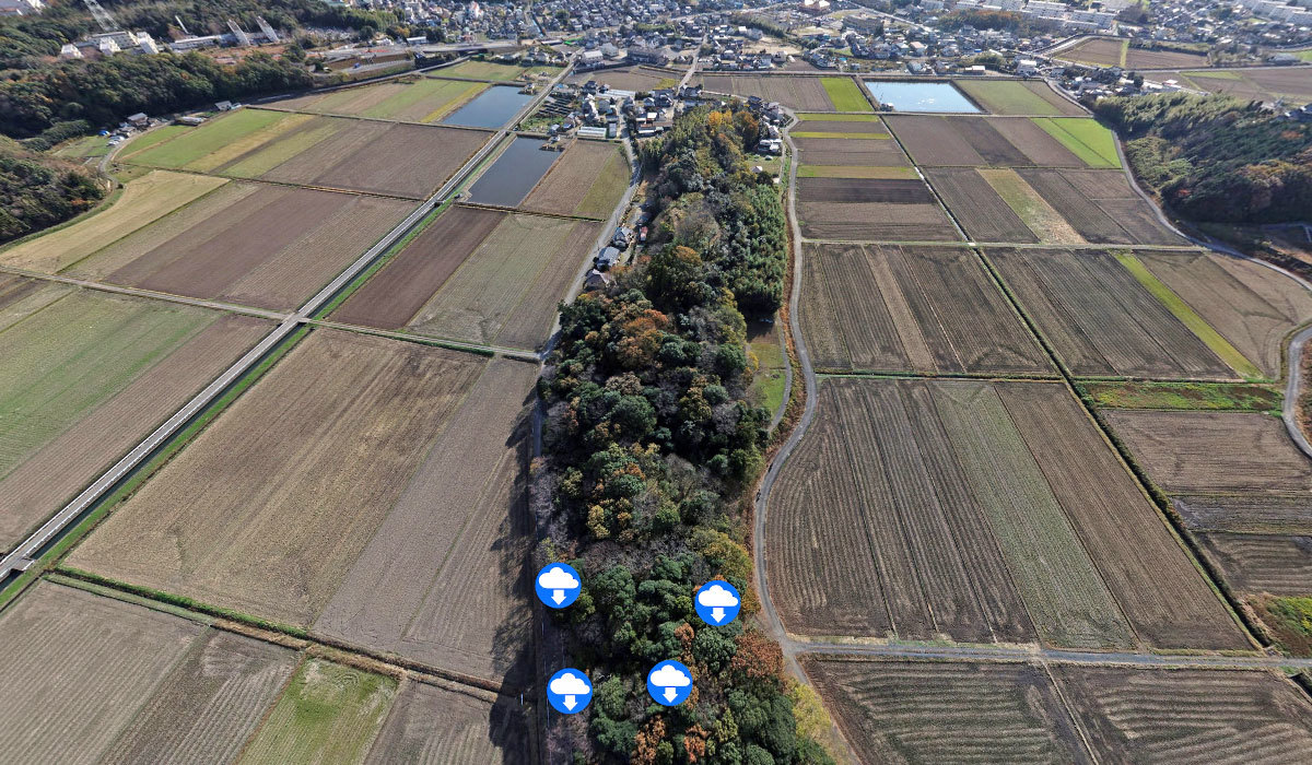 東海村おすすめ観光スポットの真崎城跡