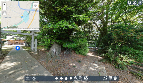茨城県那珂市の天然記念物観光名所の三嶋神社