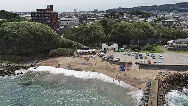 茨城県日立市の水木海水浴場