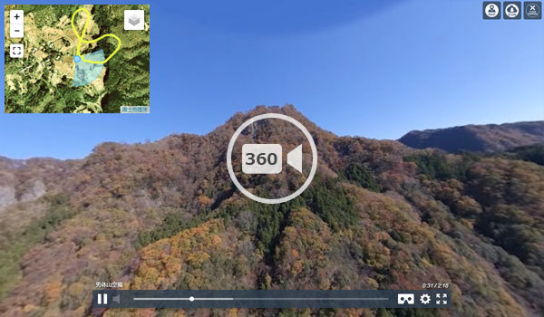 男体山登山スポットの男体神社登山口の観光VR動画