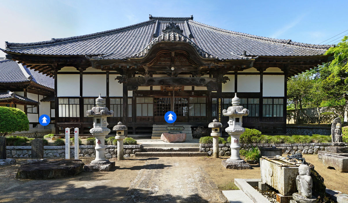 桜川市の寺おすすめ観光スポットの妙法寺の案内VRツアー