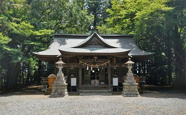 那珂市の菅谷鹿島神社の鳥居の景観写真とVRツアーへのリンク