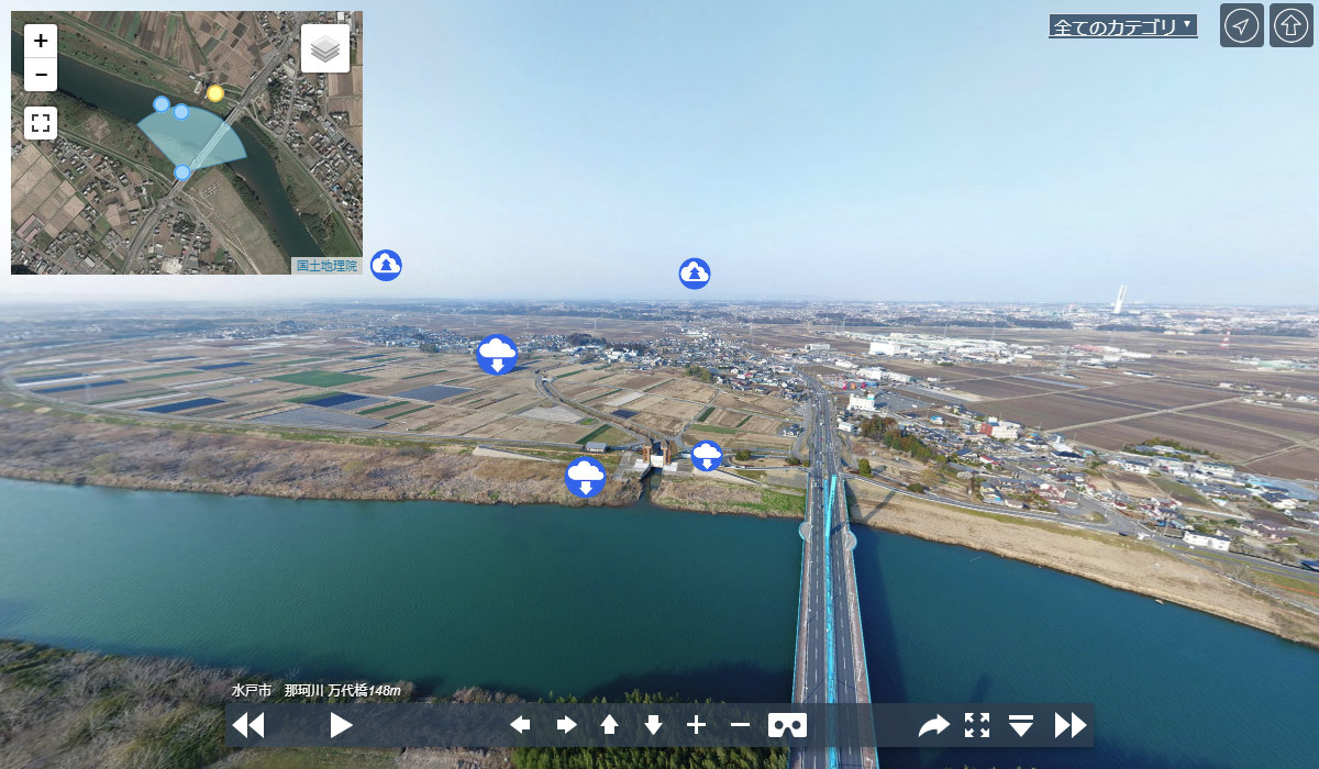 地理・景観おすすめポットのの那珂川万代橋