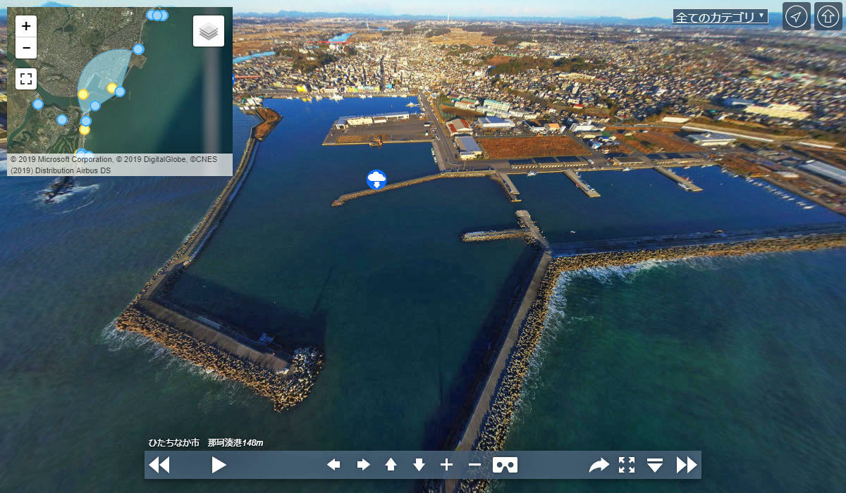 ひたちなか市グルメおすすめ観光スポットの那珂湊港の魚市場の案内VRツアー