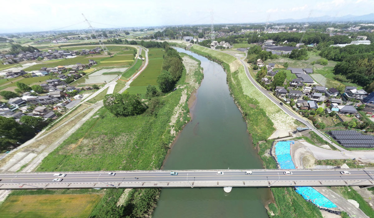 八千代町地理おすすめスポットの新鬼怒川橋