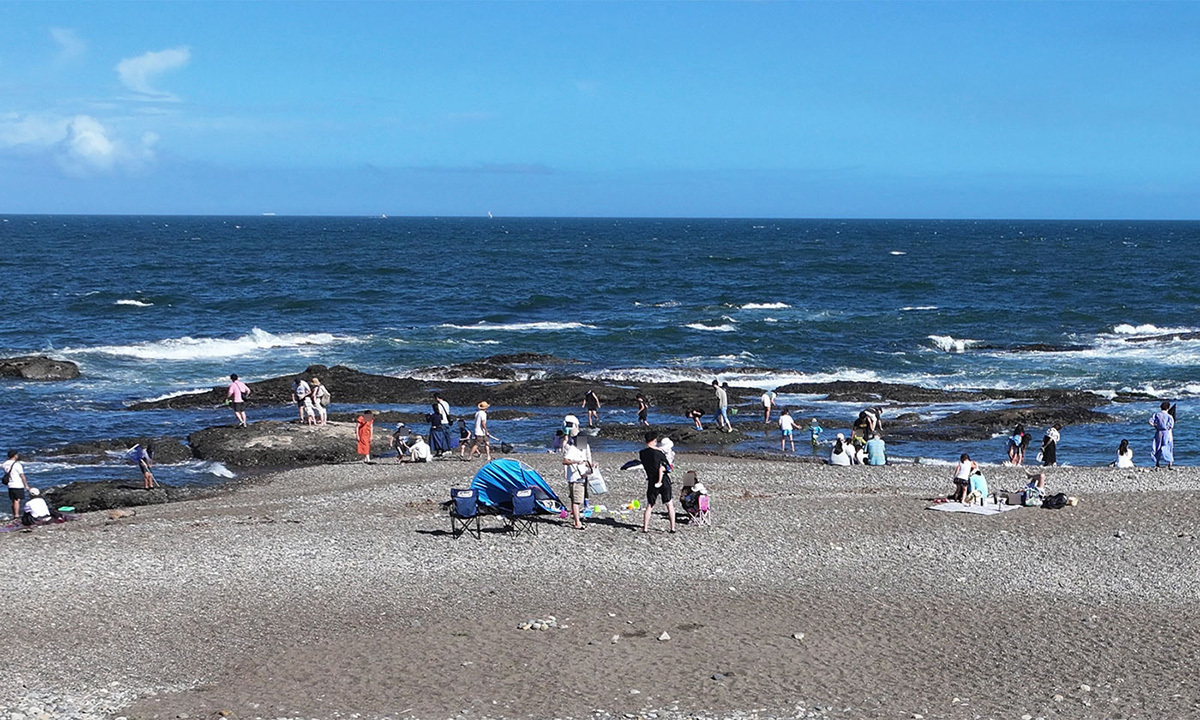 大洗公園展望台付近の磯遊び・海遊びおすすめVRツアー