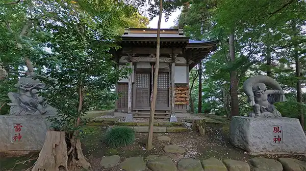 小美玉市おすすめ観光スポットの雷電神社