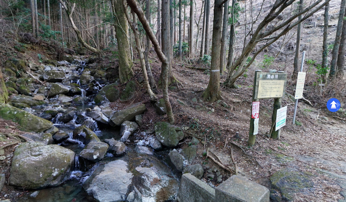 筑波山登山おすすめ観光スポットの男の川