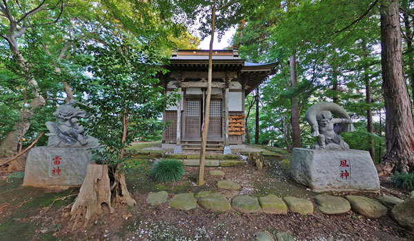 茨城県小美玉市のおすすめ史跡観光スポットの雷電山古墳の案内VRツアー