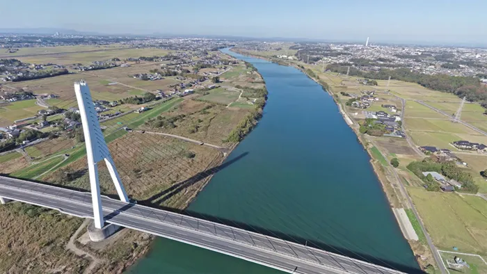 地理・景観おすすめポットの新那珂川大橋と那珂川