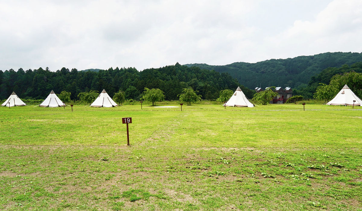 城里町おすすめ観光スポットのふれあいの里オートキャンプ場