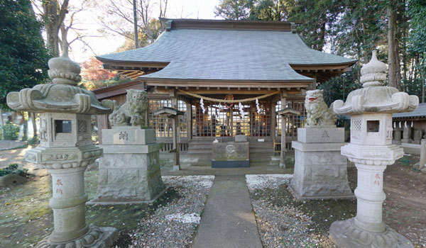 坂東市の平将門おすすめ観光スポットの弓田香取神社の案内VRツアー 