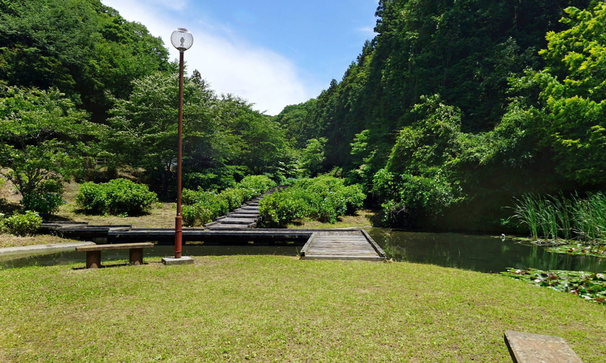 茨城県常陸大宮市の観光名所の辰ノ口親水公園