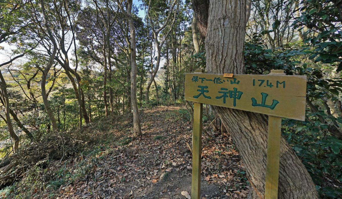 東海村おすすめ観光スポットの天神山